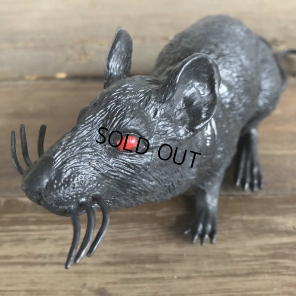 画像6: Vintage Halloween Scary Monster Black Rat (S470)