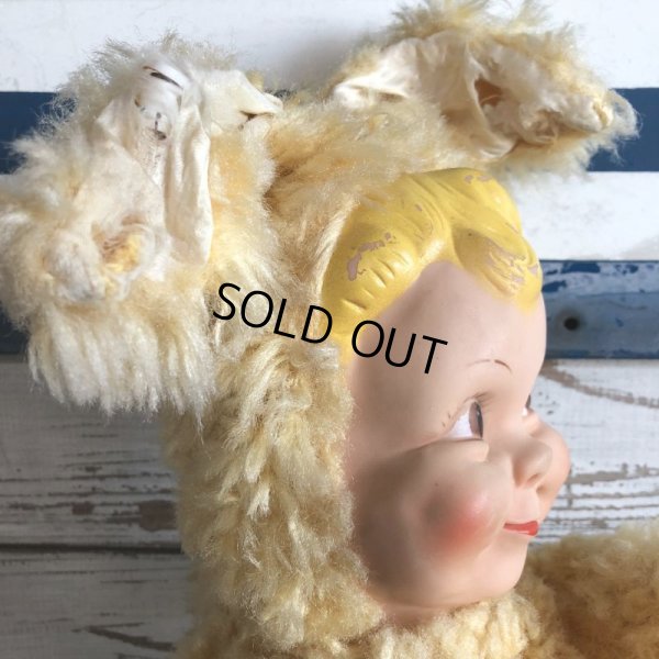 画像5: Vintage Bunny Rubber Face Doll (S435) 