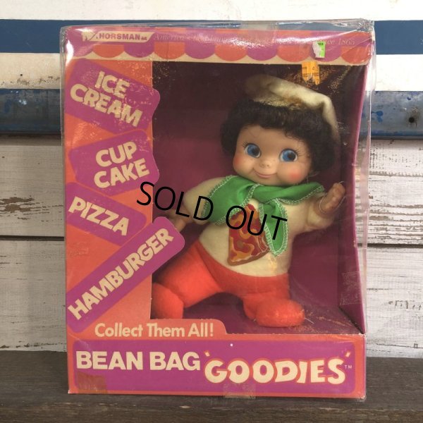 画像1: 60s Vintage Horsman Bean Bag Goodies PIZZA Doll (S480) 