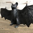 画像5: Vintage Halloween Scary Monster Black Bat (S473)