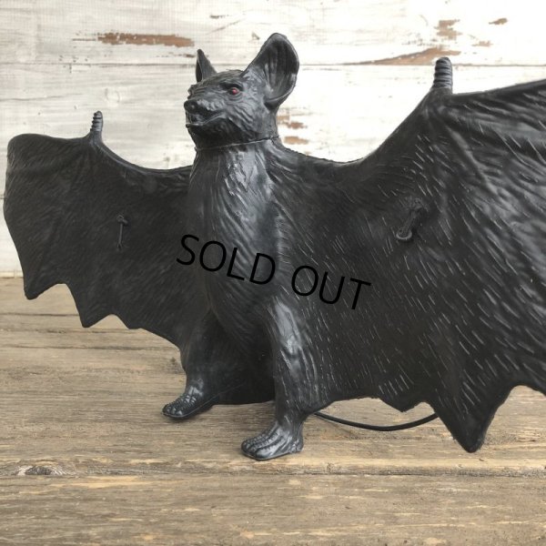画像5: Vintage Halloween Scary Monster Black Bat (S473)