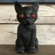 画像1: Vintage Halloween Scary Monster Black Cat (S469) (1)