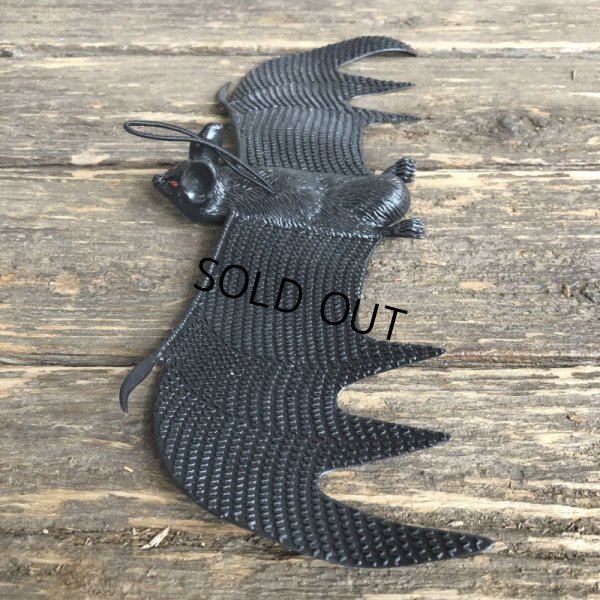 画像5: Vintage Halloween Scary Monster Mini Black Bat (S474)