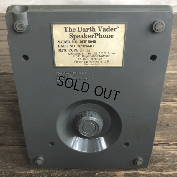 画像9: 70s Vintage Star Wars Darth Vader Speakerphone Telephone (S483)