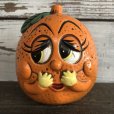 画像2: Vintage Orange Chalkware Statue Bank (S488) (2)