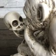 画像6: ※ご来店引き取り限定SALE※ Vintage Darwin Monkey On Books w/ Skull Chalkware Statue (S486)