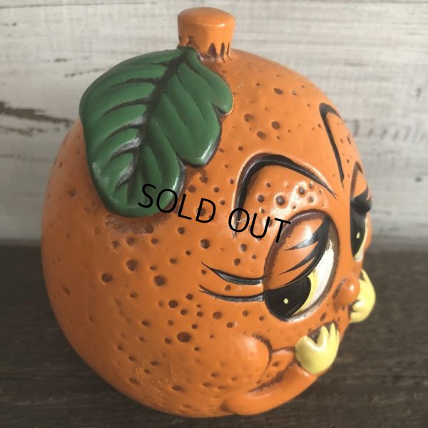 画像7: Vintage Orange Chalkware Statue Bank (S488)
