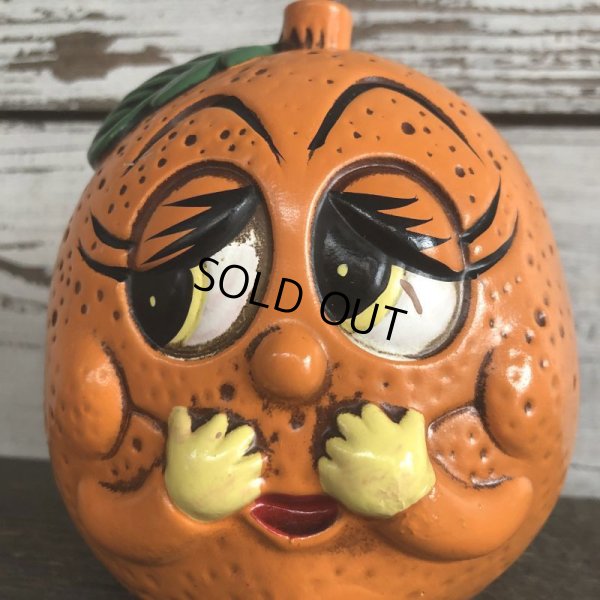 画像8: Vintage Orange Chalkware Statue Bank (S488)