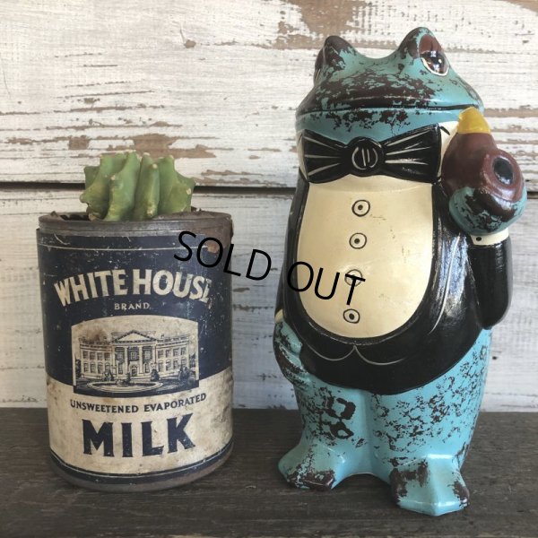 画像1: 60s Vintage Ceramic Frog Bank (S487)