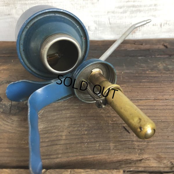 画像5: Vintage Oil Can Blue Oiler (S496)