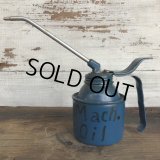 Vintage Oil Can Blue Oiler (S496)