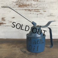 Vintage Oil Can Blue Oiler (S496)