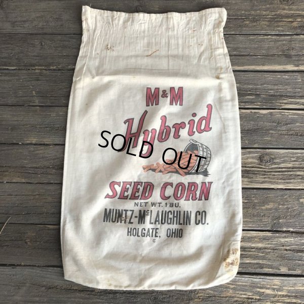 画像2: Vintage N&M Hybrid SEED CORN Bag (S512)