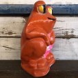 画像5: Vintage Psychedelic Hippie Frog Piggy Bank LOVE (S516)