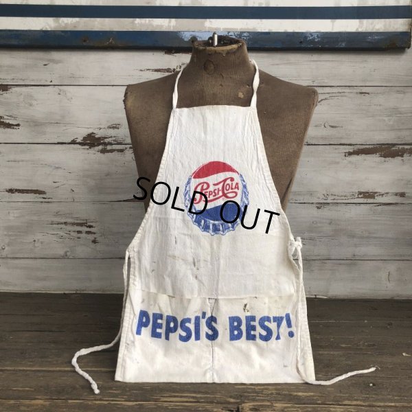 画像1: Vintage Original Vendor PEPSI Apron (S517)