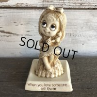 Vintage Message Doll When you love someone... tell them (M135) 