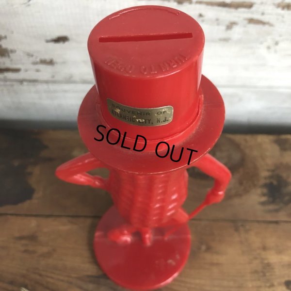 画像6: Vintage Planters Mr. Peanut Plastic Bank Red (S530)
