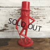 Vintage Planters Mr. Peanut Plastic Bank Red (S530)