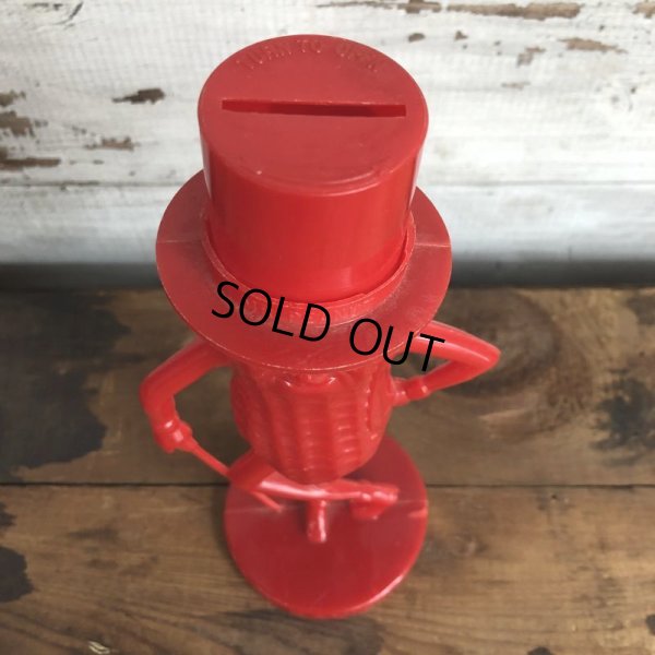 画像5: Vintage Planters Mr. Peanut Plastic Bank Red (S530)
