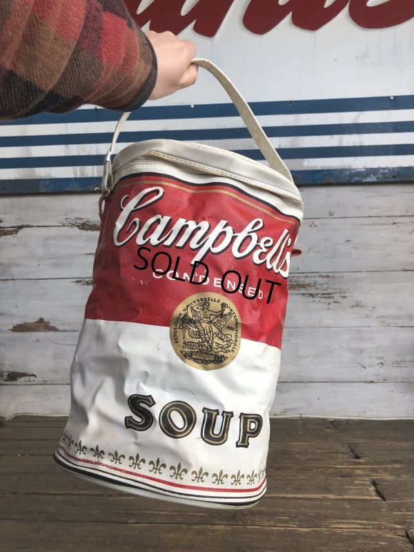 画像8: Vintage Campbell Soup Vinyl Cooler Bag (S543)