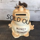 Vinatge Ceramic Bank MONEY HUNGRY (S545)