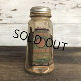 Vintage Glass Jar CURRY POWDER (S549)