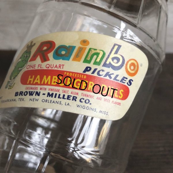 画像8: Vintage Glass Jar Rainbow Pickles (S547)