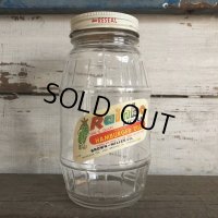Vintage Glass Jar Rainbow Pickles (S547)