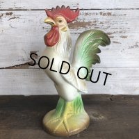 50s Vintage Knickerbocker Rooster Plastic Bank (S557)