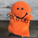 Vintage SMILEY FACE Hand Puppet (S560) 