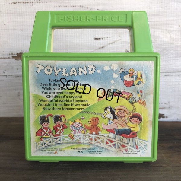 画像3: Vintage Fisher Price Music Box TOYLAND (S567)