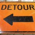 画像6: Vintage Road Sign DETOUR ← (S572) 