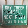 Vintage Road Sign DRY CREEK ... (S574) 