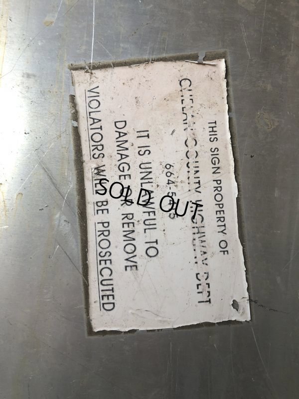 画像3: Vintage Road Sign END ROAD WORK (S576) 