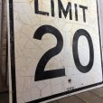 画像3: Vintage Road Sign SPEED LIMIT 20 (S575) 