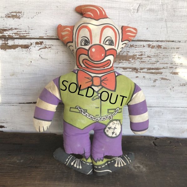 画像1: Vintage Clown Pillow Doll (S571) 　