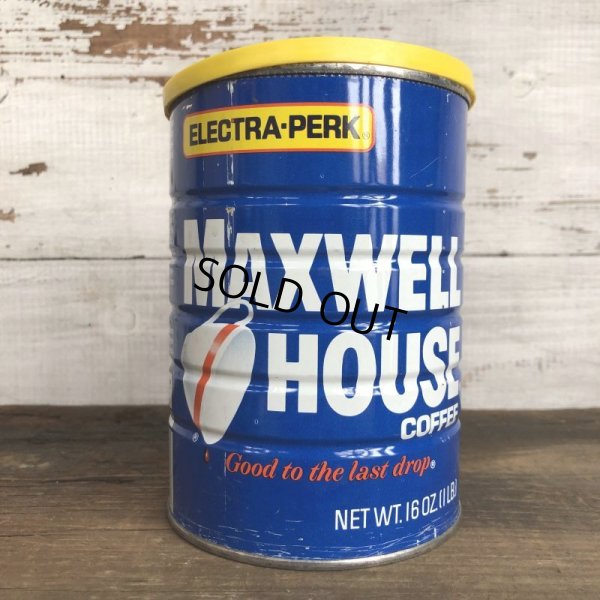 画像1: Vintage Max Well House Coffee Can 16oz (S577) 　