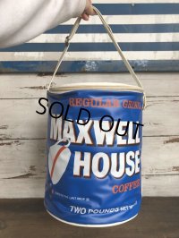 Vintage Max Well House Coffee Vinyl Cooler Bag (S579) 　