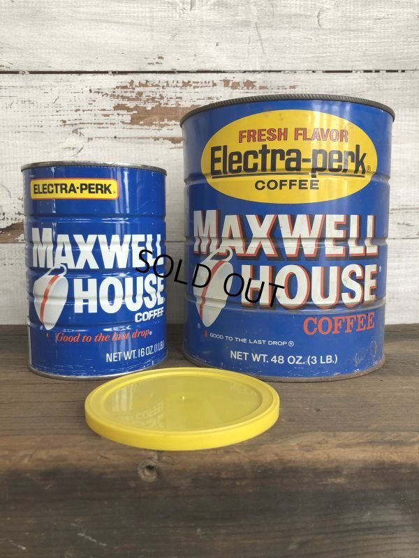 画像7: Vintage Max Well House Coffee Can 16oz (S577) 　