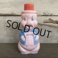 Vintage Soaky Bobble Bath bottle Little Pig Red (S587)