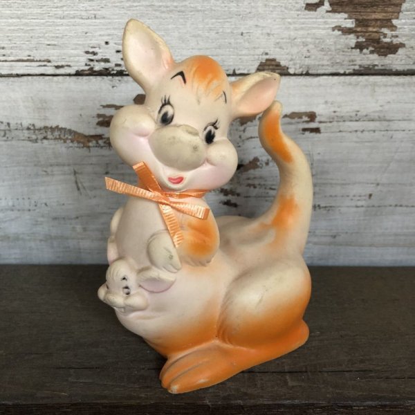 画像1: Vintage Rubber Doll Kangaroo (S589)