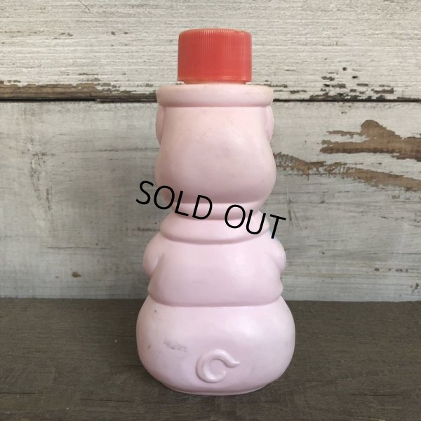 画像3: Vintage Soaky Bobble Bath bottle Little Pig Red (S587)