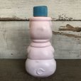 画像3: Vintage Soaky Bobble Bath bottle Little Pig Blue (S588)