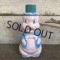 Vintage Soaky Bobble Bath bottle Little Pig Blue (S588)