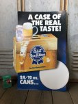 画像1: Vintage Pabst Cardboard Sign A CASE OF THE REAL TASTE! (S602) (1)