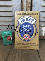Vintage Pabst Extra Light Beer Pamphlet (S596)