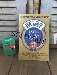 Vintage Pabst Extra Light Beer Pamphlet (S596)