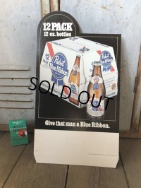Vintage Pabst Cardboard Sign 12 PACK (S599)