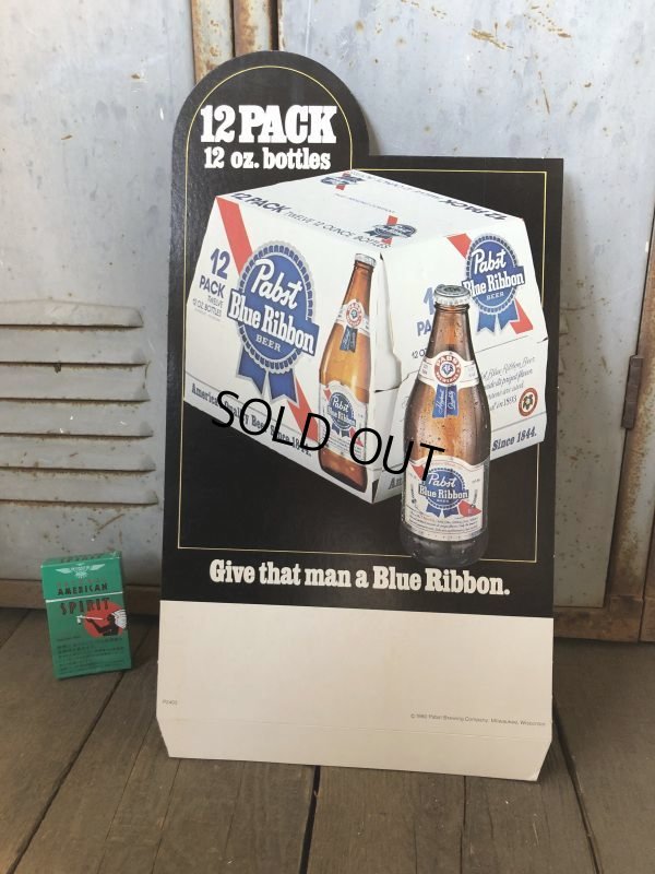 画像1: Vintage Pabst Cardboard Sign 12 PACK (S599)