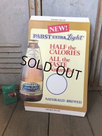 Vintage Pabst Cardboard Sign NEW! EXTRA Light (S600)